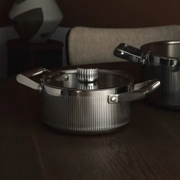 Glima pata - Ruostumaton teräs, lasikansi, 2 l - Vargen & Thor