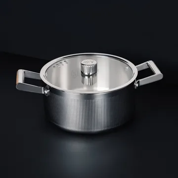 Glima pata - Ruostumaton teräs, lasikansi, 2 l - Vargen & Thor