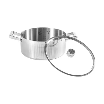 Glima pata - Ruostumaton teräs, lasikansi, 7 l - Vargen & Thor