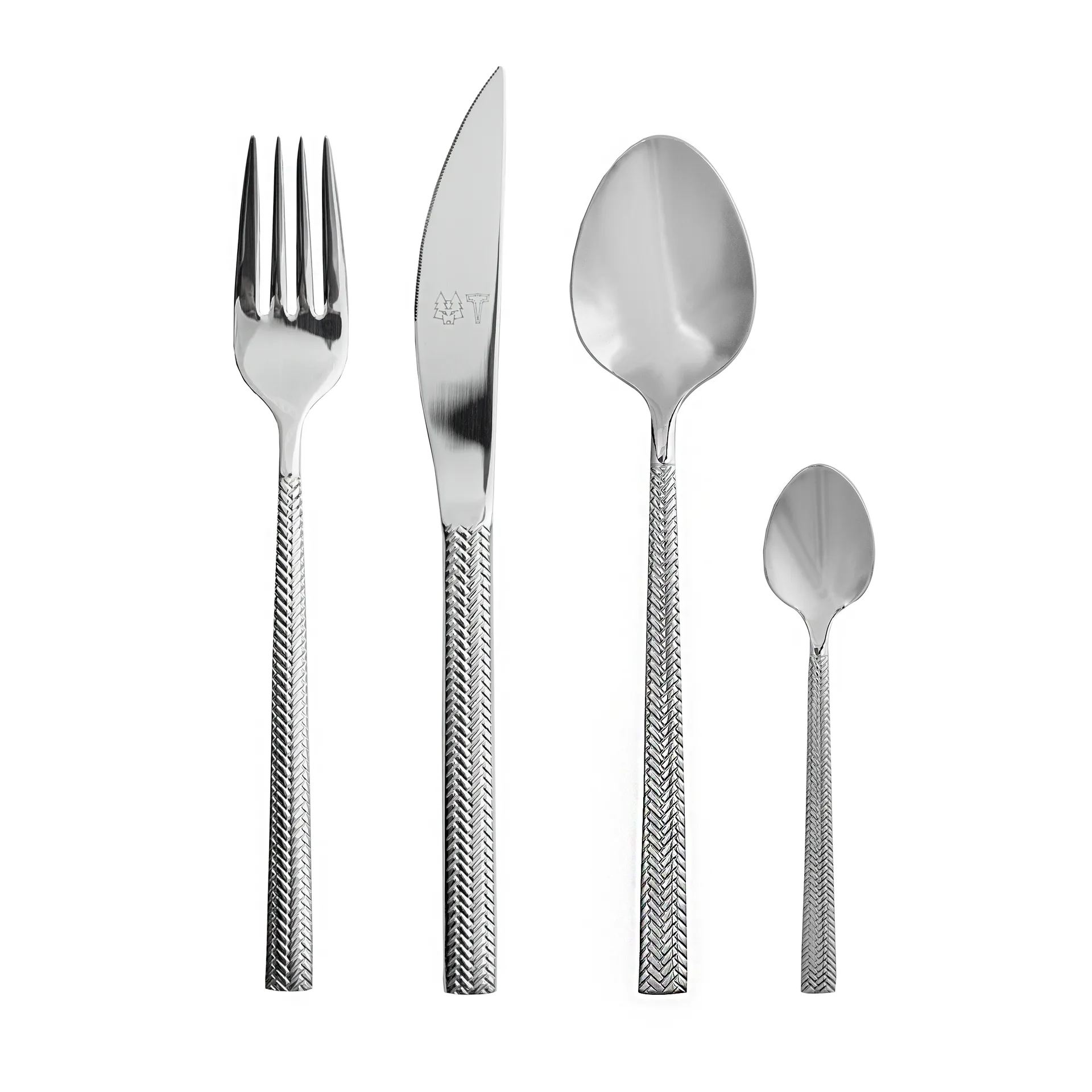 Glöd aterinsetti 16 osaa, Kalanruotokuvio Vargen & Thor