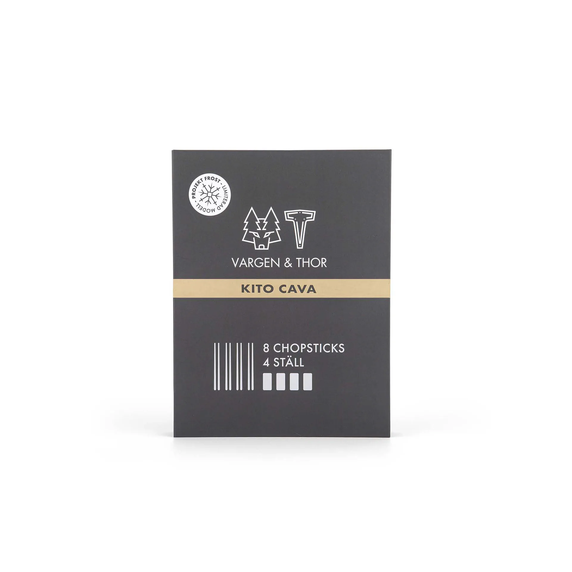 Kito Chopsticks -syömäpuikot 4-pakkaus, Cava Vargen & Thor