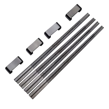 Kito Chopsticks -syömäpuikot 4-pakkaus - Musta - Vargen & Thor