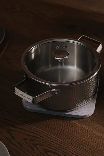 Kroma Bark kattila - Kiillotettu teräs, 2,8 l - Vargen & Thor