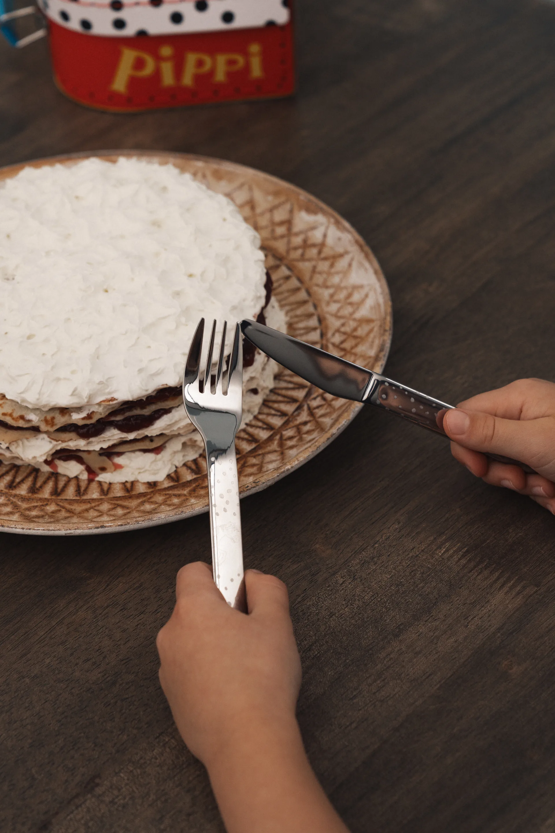 Lupo Pippi lasten aterimet 9 osaa, Silver Vargen & Thor