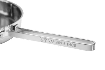 Modell M1 vasaroitu paistokasari Ø28 cm - Kromi kannen kanssa - Vargen & Thor