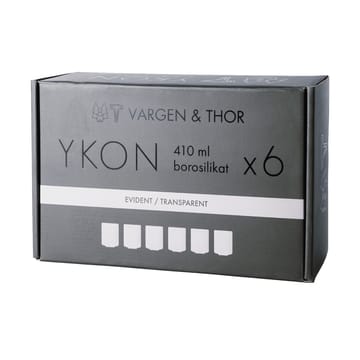 YKON lasi 6-pakkaus 41 cl - Evident transparent - Vargen & Thor