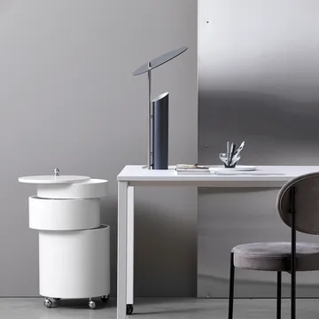 Barboy apupöytä pyörillä - Valkoinen - Verpan