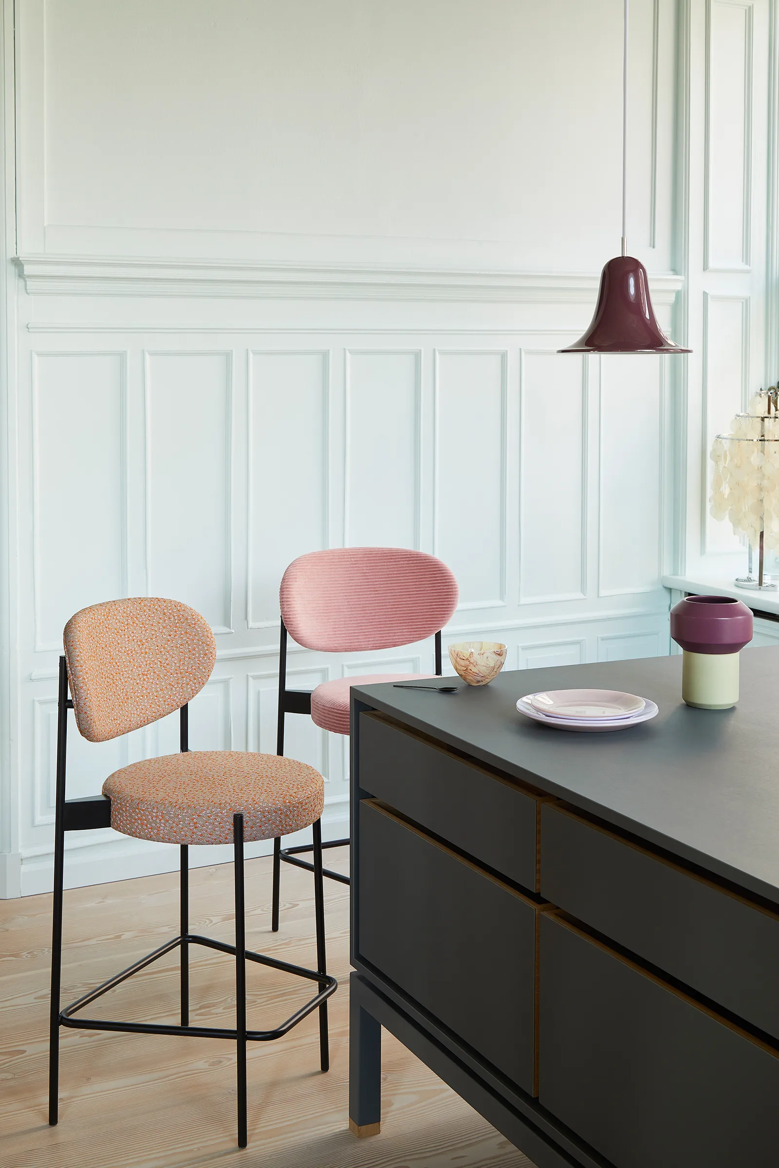 Pantop pöytävalaisin Ø 23 cm, Burgundy Verpan