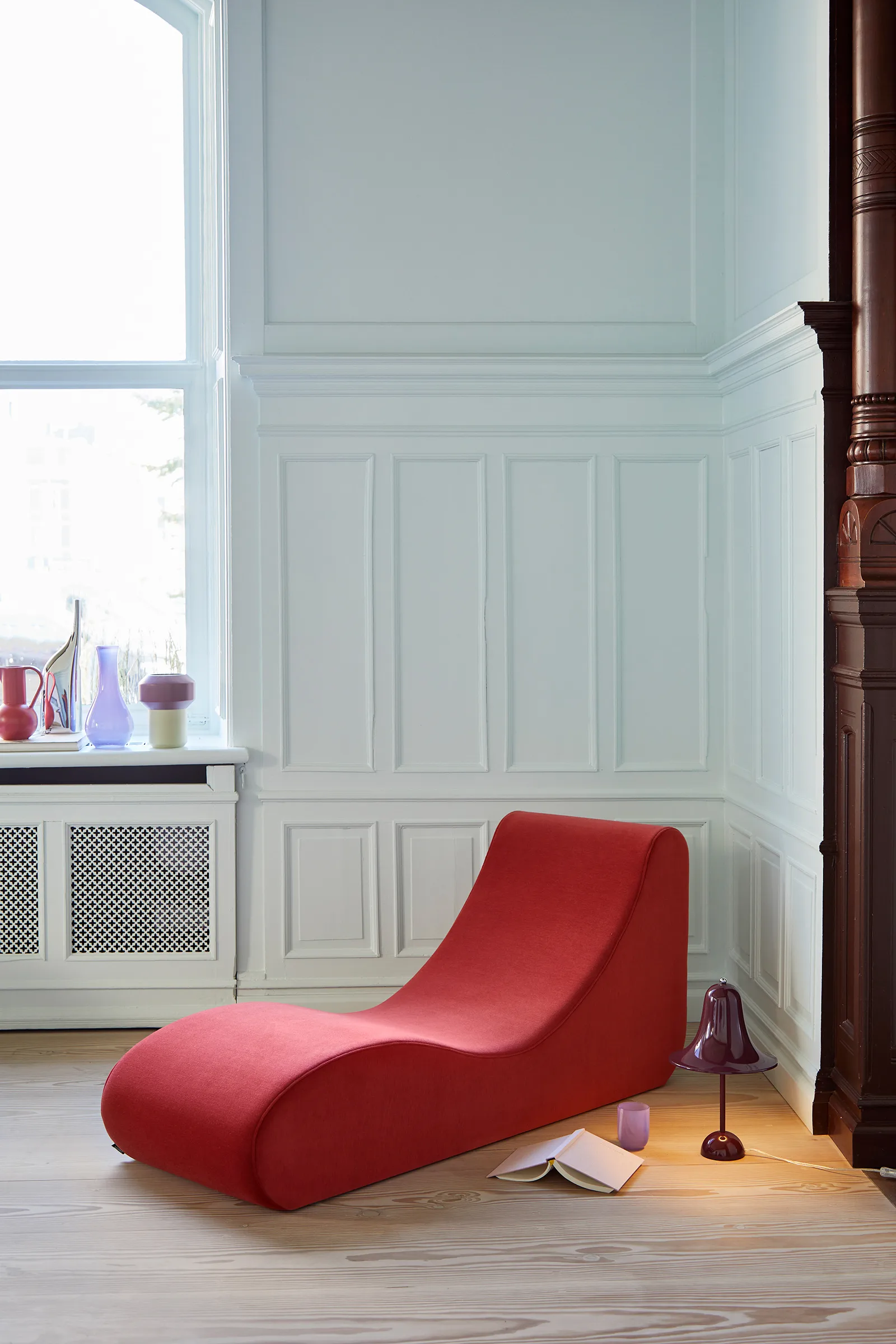 Pantop pöytävalaisin Ø 23 cm, Burgundy Verpan