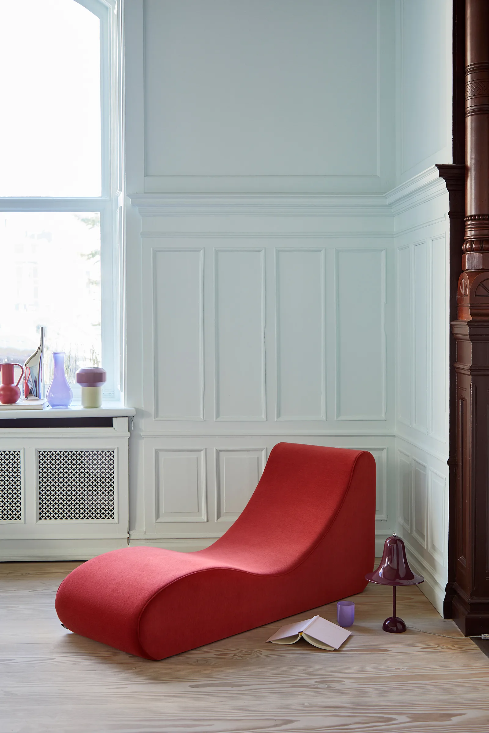 Pantop pöytävalaisin Ø 23 cm, Burgundy Verpan