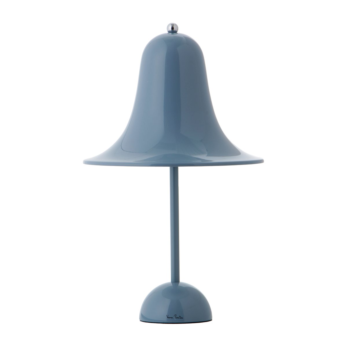 Verpan Pantop pöytävalaisin 23 cm Dusty blue | Skandinaavinen Sisustus | Pöytävalaisimet | Sininen