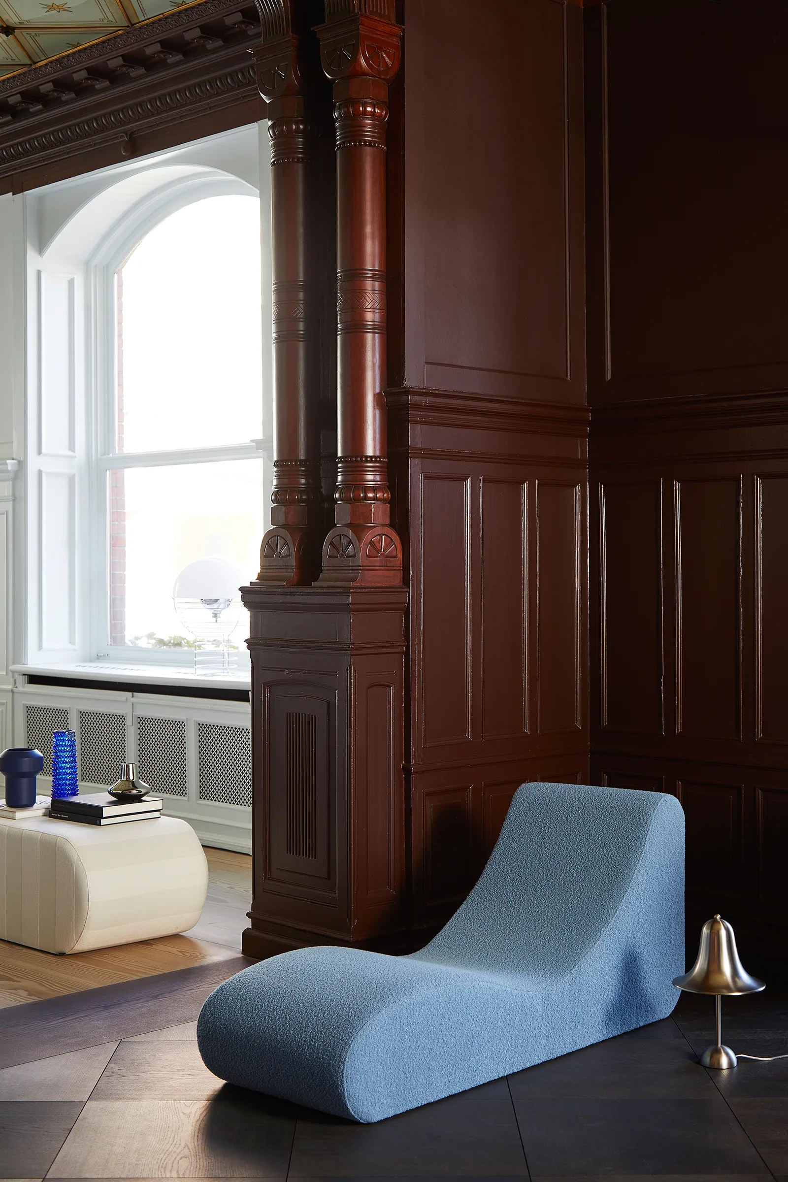 Pantop pöytävalaisin Ø 23 cm, Matt Metallic Verpan