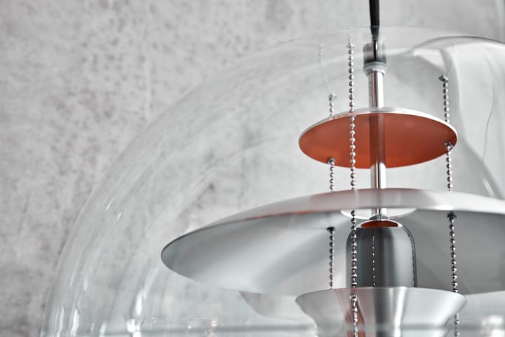 VP Globe Brushed Alu -kattovalaisin, Ø 40 cm Verpan