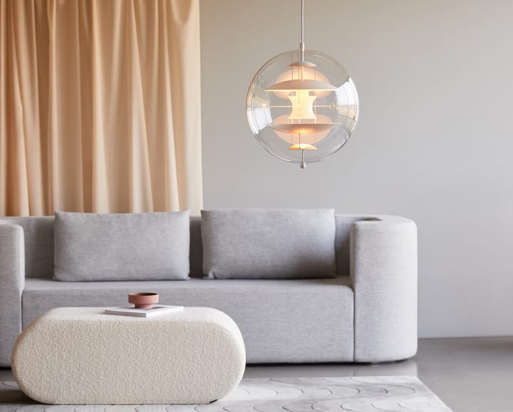 VP Globe Warm Peach kattolamppu, Ø40 cm Verpan
