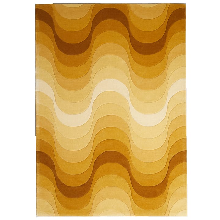 Wave matto 170x240 cm - Keltainen - Verpan