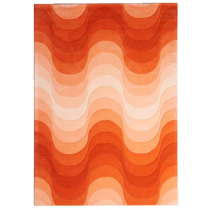 Wave matto 170x240 cm - Oranssi - Verpan