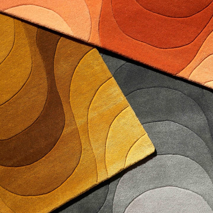 Wave matto 170x240 cm, Oranssi Verpan