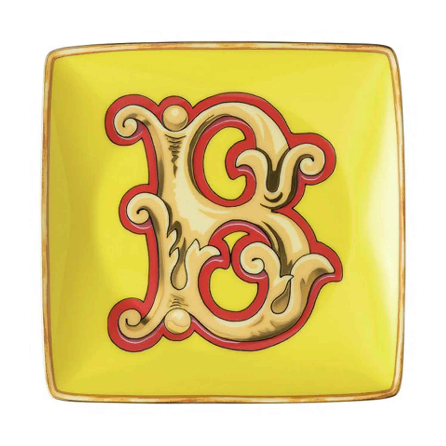 Versace Holiday Alphabet -lautanen 12 cm, B Versace