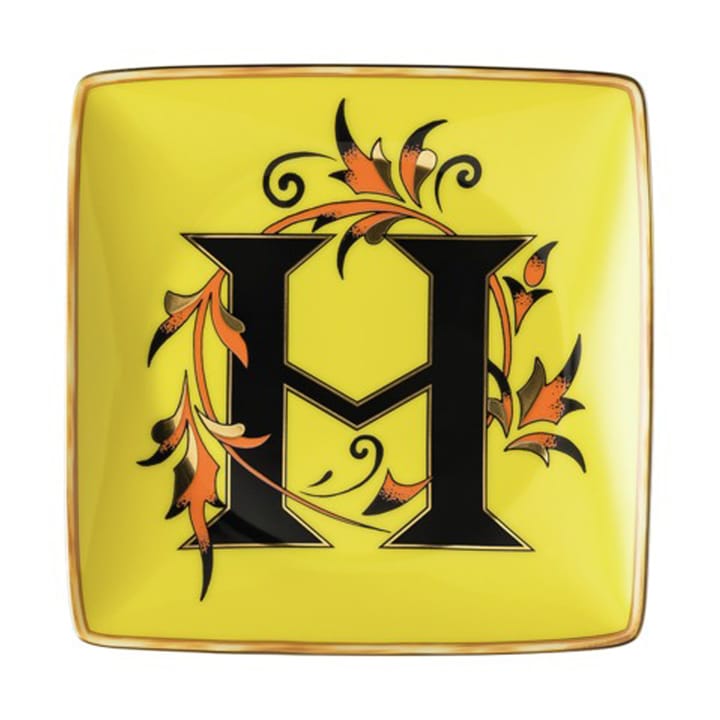 Versace Holiday Alphabet -lautanen 12 cm - H - Versace