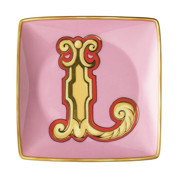 Versace Holiday Alphabet -lautanen 12 cm - L - Versace