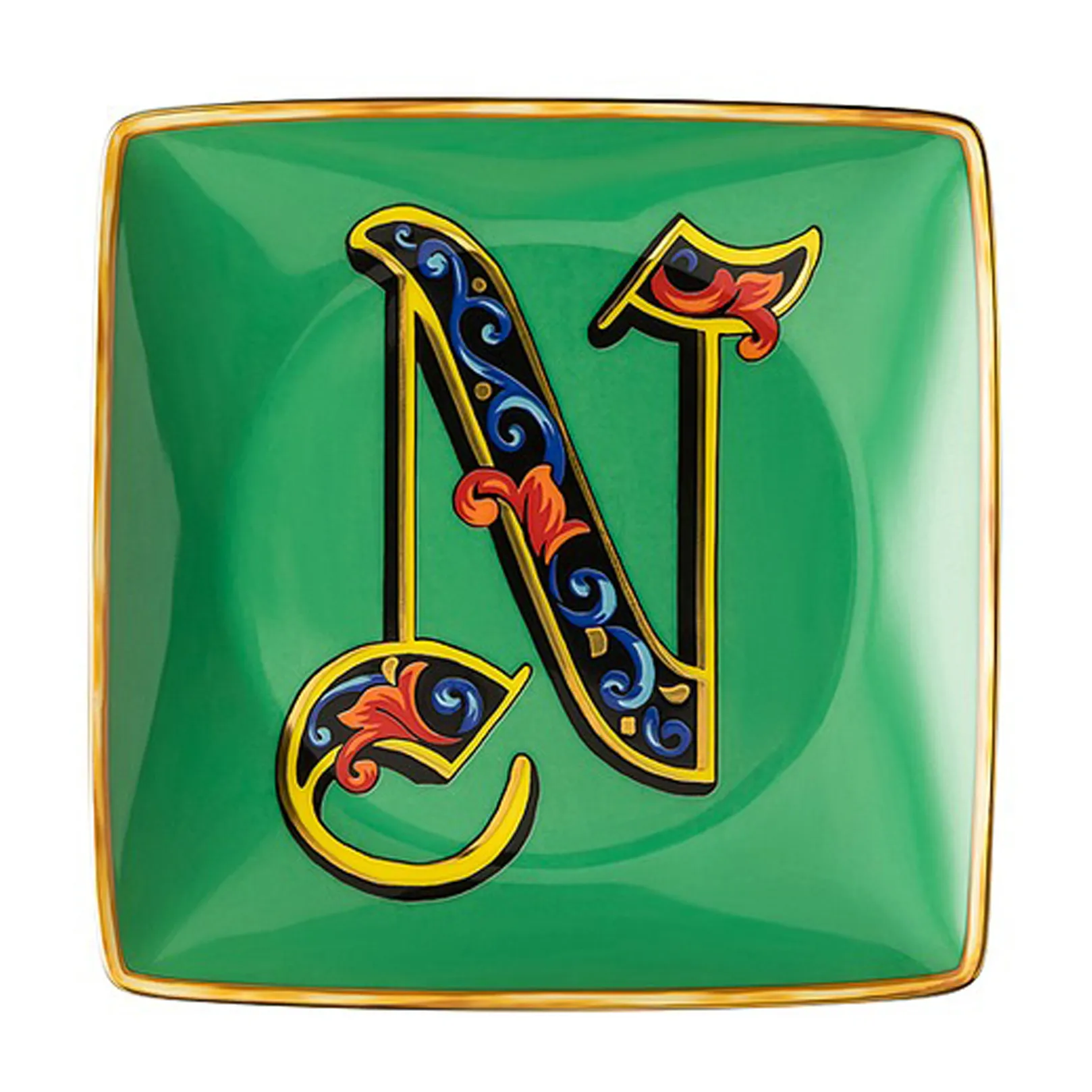 Versace Holiday Alphabet -lautanen 12 cm, N Versace