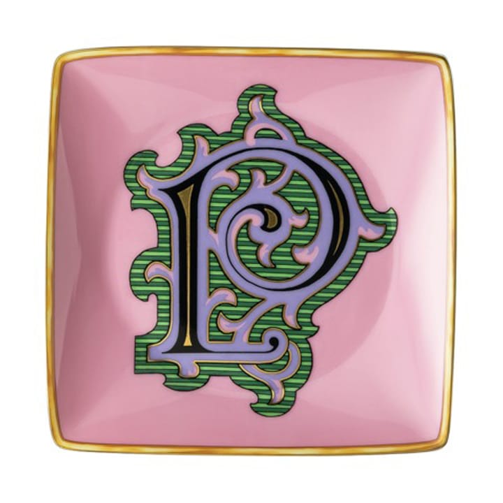 Versace Holiday Alphabet -lautanen 12 cm - P - Versace