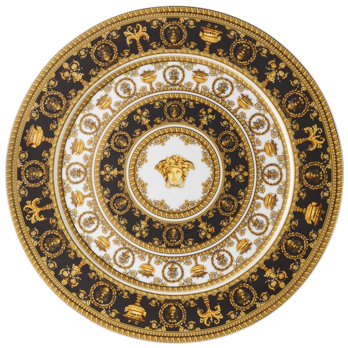 Versace I love Baroque katelautanen 33 cm | Skandinaavinen Sisustus | Ruokalautaset | Kullanvärinen