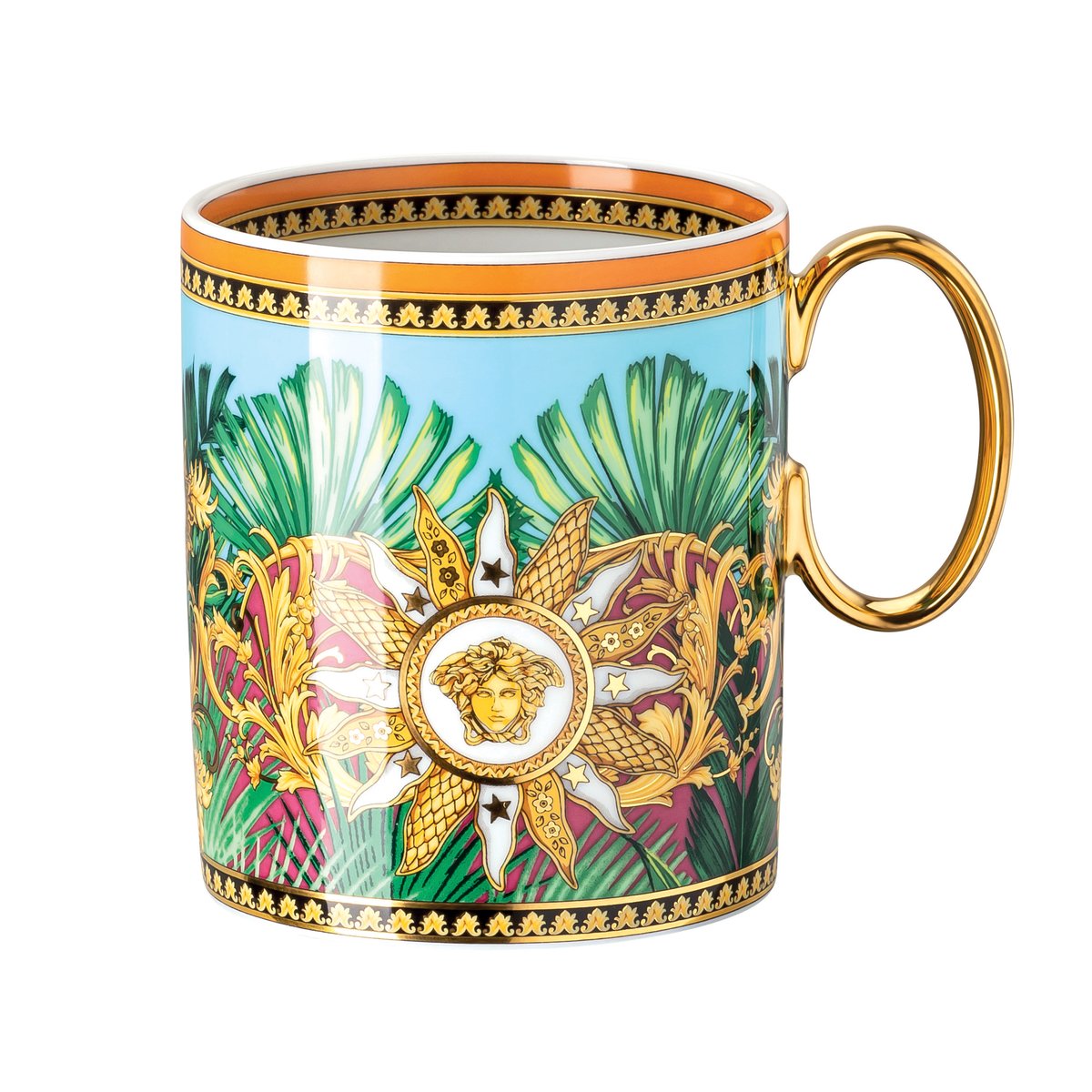 Versace Jungle Animalier -muki 30 cl Multi | Skandinaavinen Sisustus | Kahvikupit | Monivärinen
