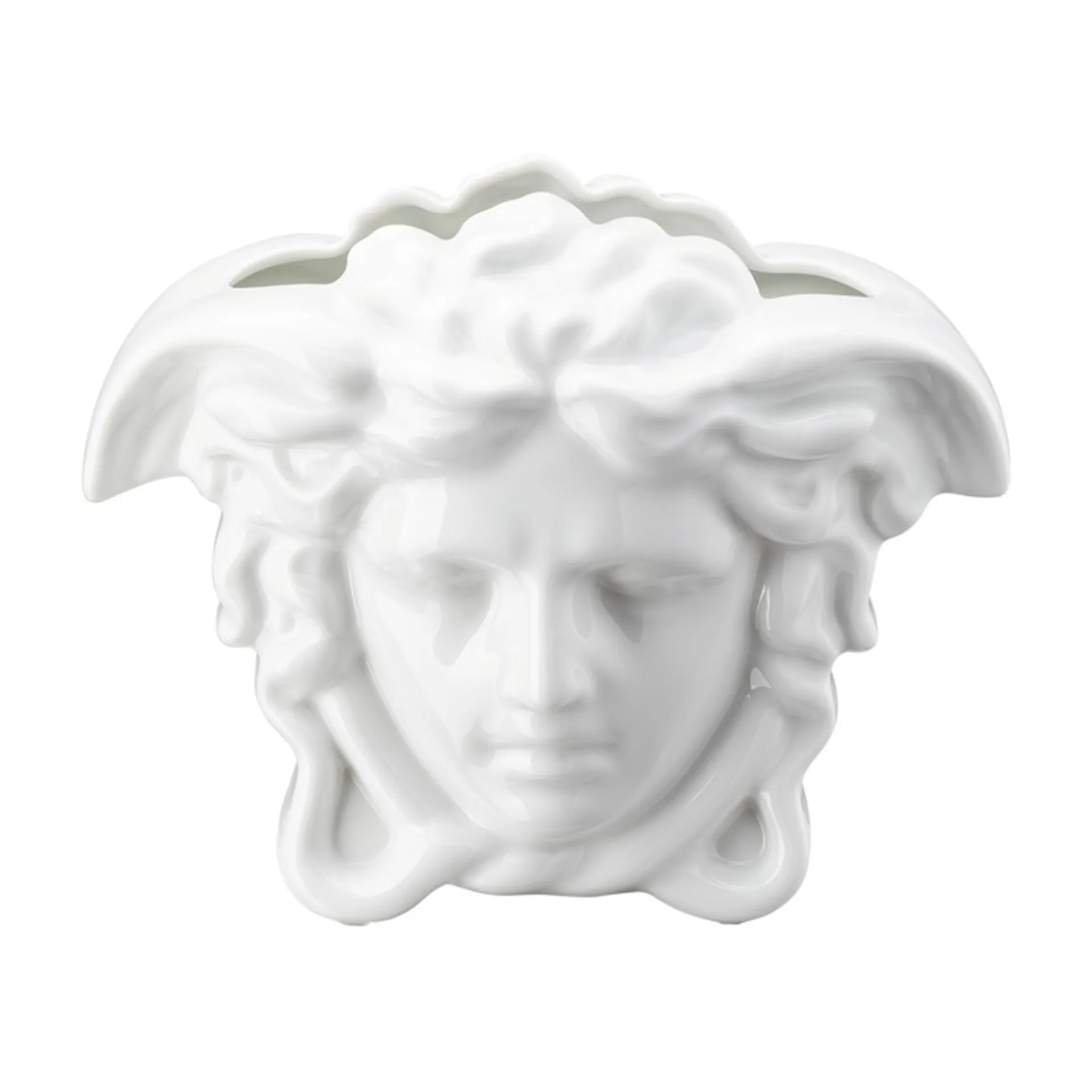 Versace Medusa Grande -maljakko 15 cm, Valkoinen Versace