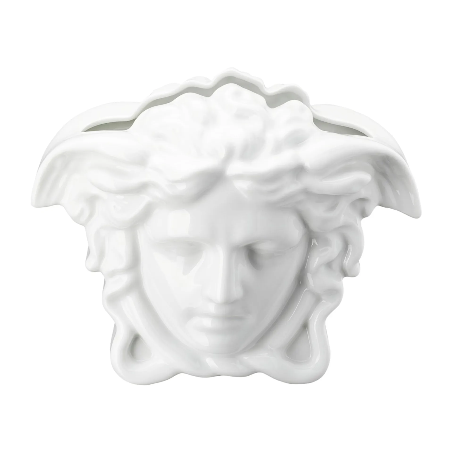 Versace Medusa Grande -maljakko 21 cm, Valkoinen Versace