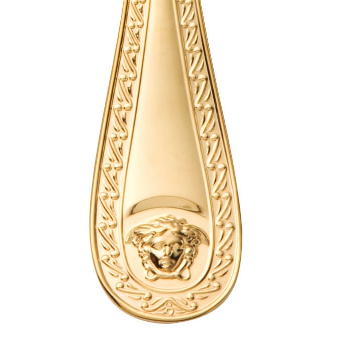 Versace Medusa ruokahaarukka kultapinnoitettu - 20,5 cm - Versace