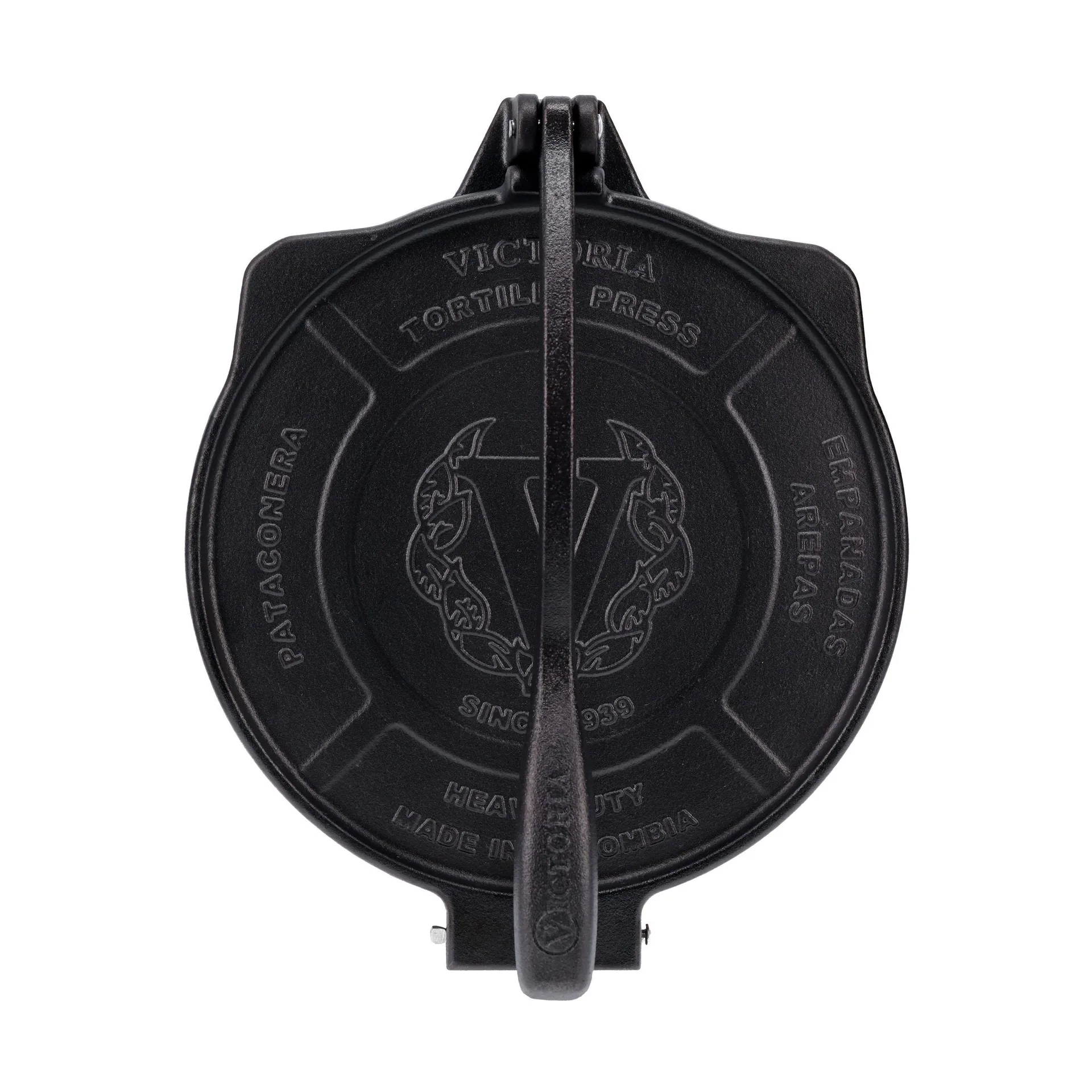 Heavy duty tortillapressi Ø25 cm, Musta Victoria