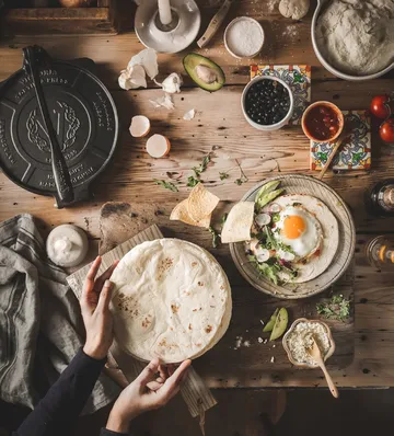 Heavy duty tortillapuristin Ø25 cm - Musta, valurauta - Victoria