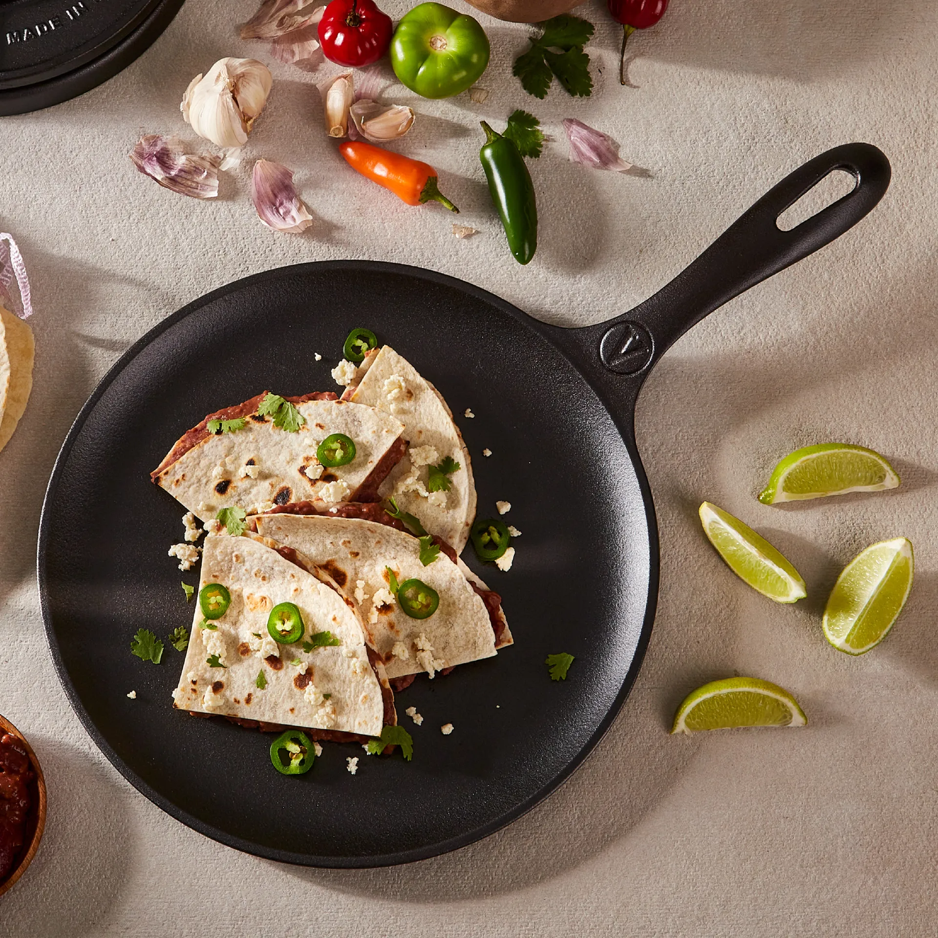 Victoria Fajitapannu Ø26,5 cm, Comal Victoria