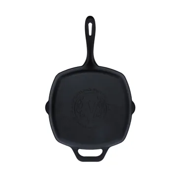 Victoria nelikulmainen valurautainen grillipannu, pre-seasoned - 44,1x28,4 cm - Victoria