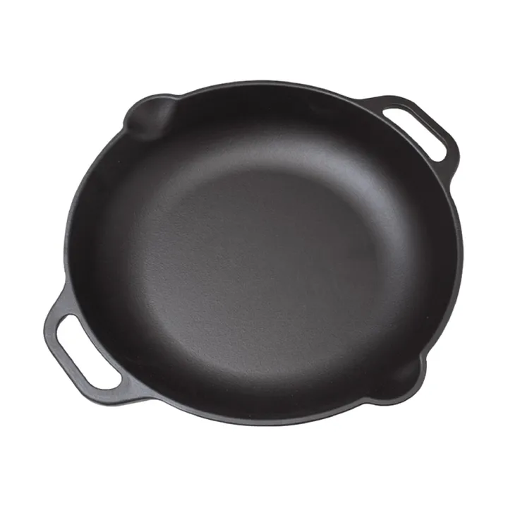 Victoria valurautainen paistinpannu kahdella kahvalla, emaloitu - Ø33 cm - Victoria