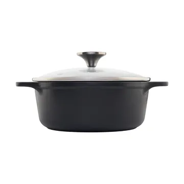 Victoria valurautapata lasikannella, emaloitu - 1,9 l - Victoria
