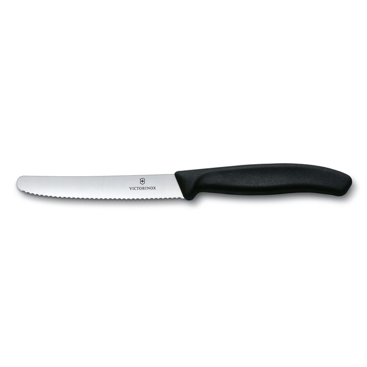 Swiss Classic makkara-/tomaattiveitsi 11 cm - Musta - Victorinox