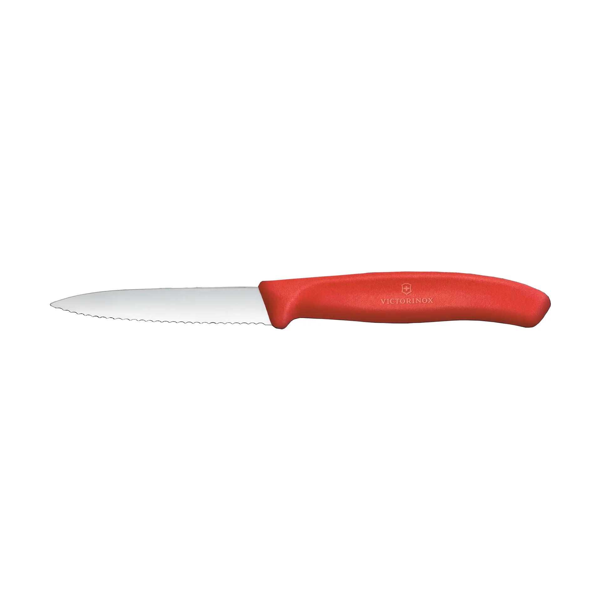 Victorinox Swiss Classic kuorimaveitsi sahalaitainen 8 cm, Punainen Victorinox