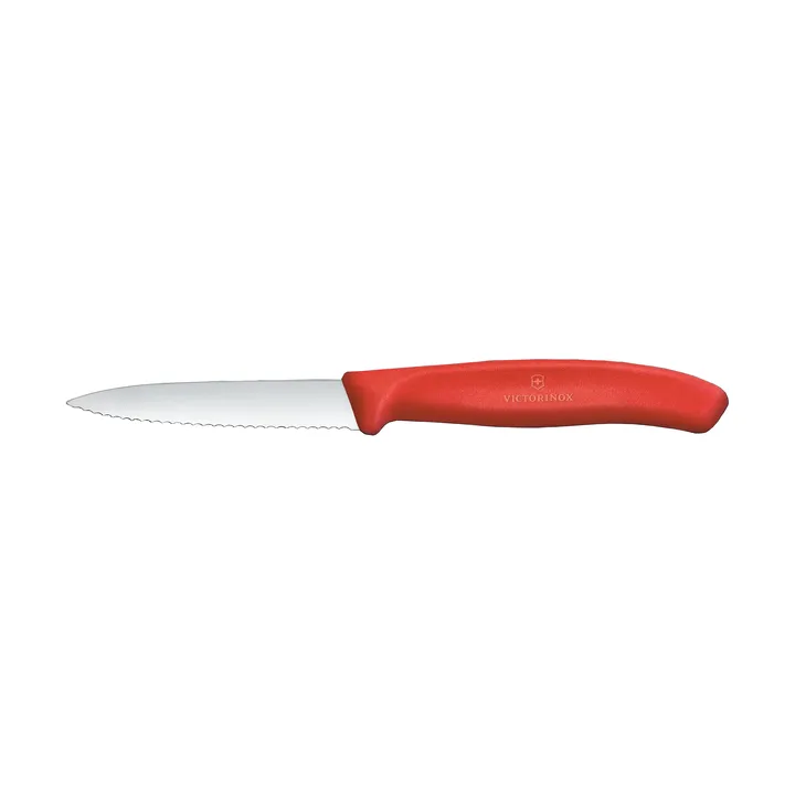 Victorinox Swiss Classic kuorimaveitsi sahalaitainen 8 cm - Punainen - Victorinox