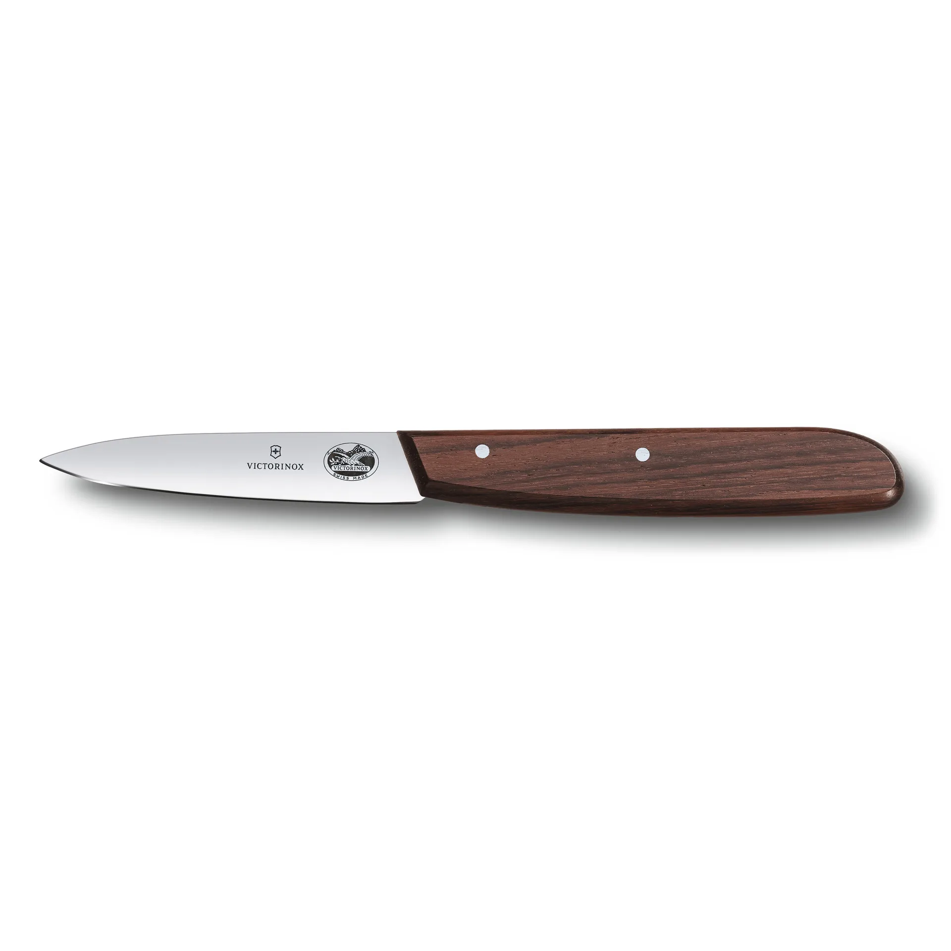 Wood kuorimaveitsi hammastettu 8 cm, Ruostumaton teräs-vaahtera Victorinox