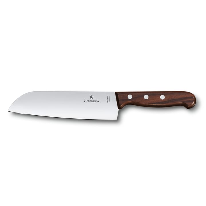 Wood santoku-veitsi 17 cm - Ruostumaton teräs-vaahtera - Victorinox