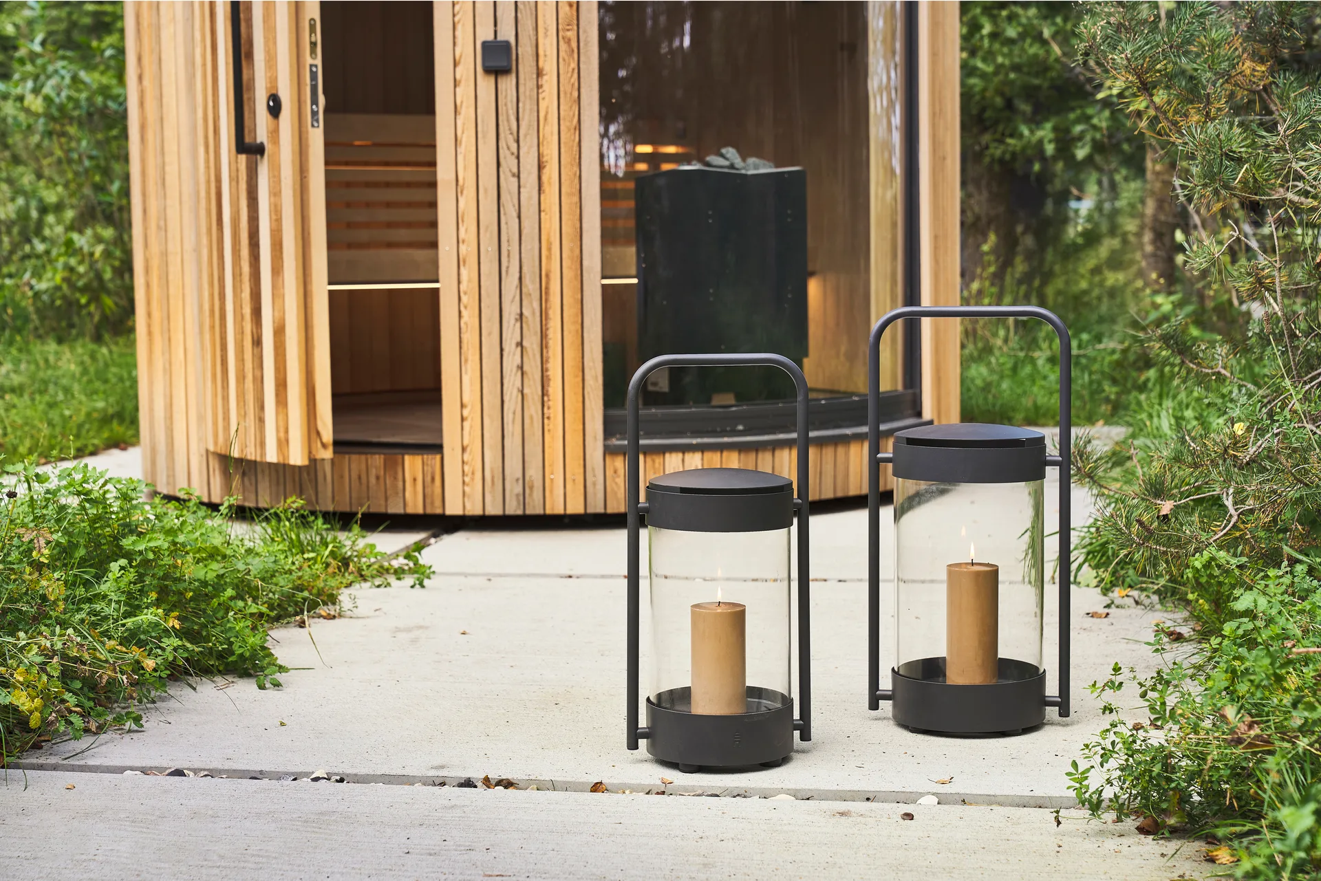 Ancona lyhty 56,7 cm, Black Villa Collection