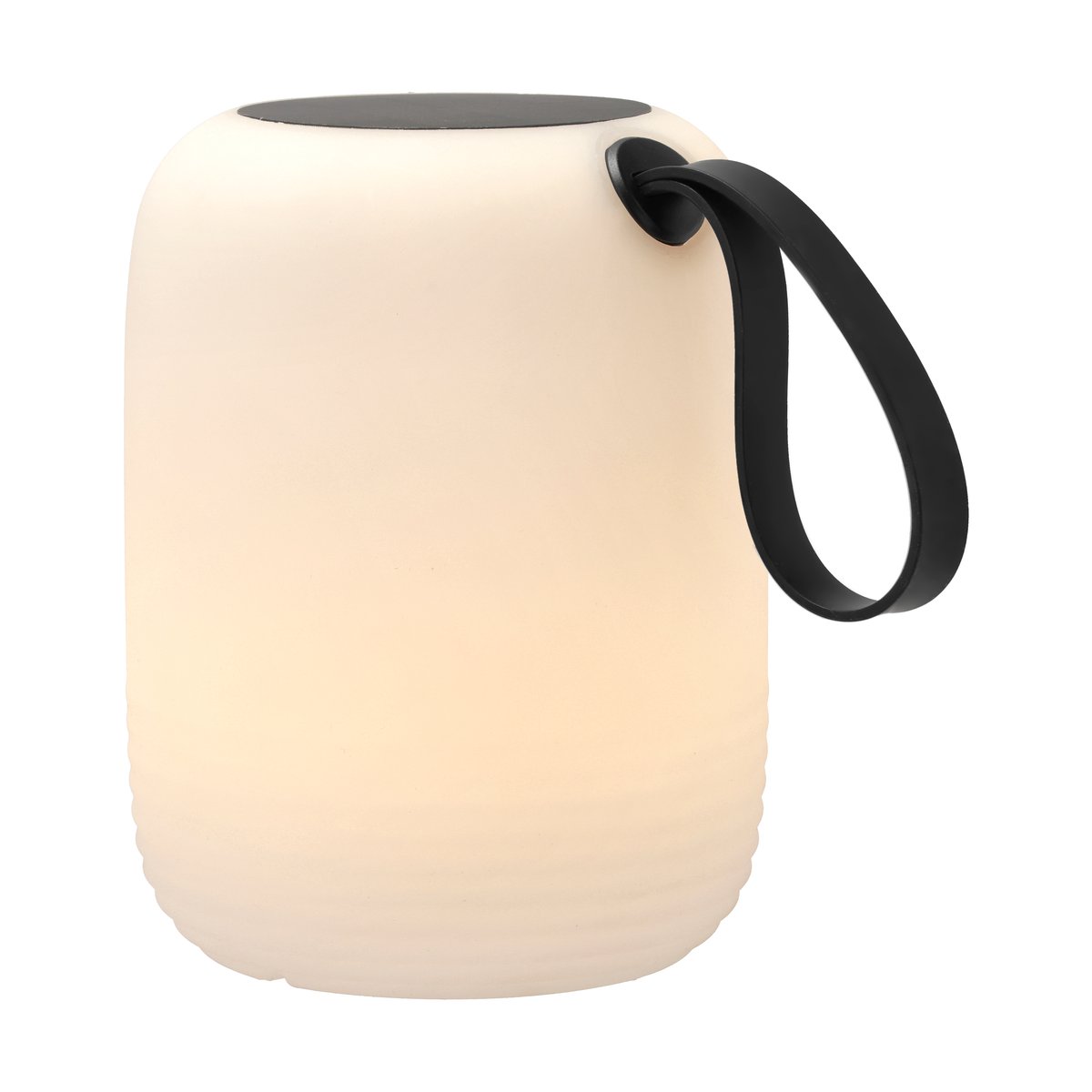 Villa Collection Hav aurinkokennolla varustettu loungevalaisin 17,5 cm Valko-musta