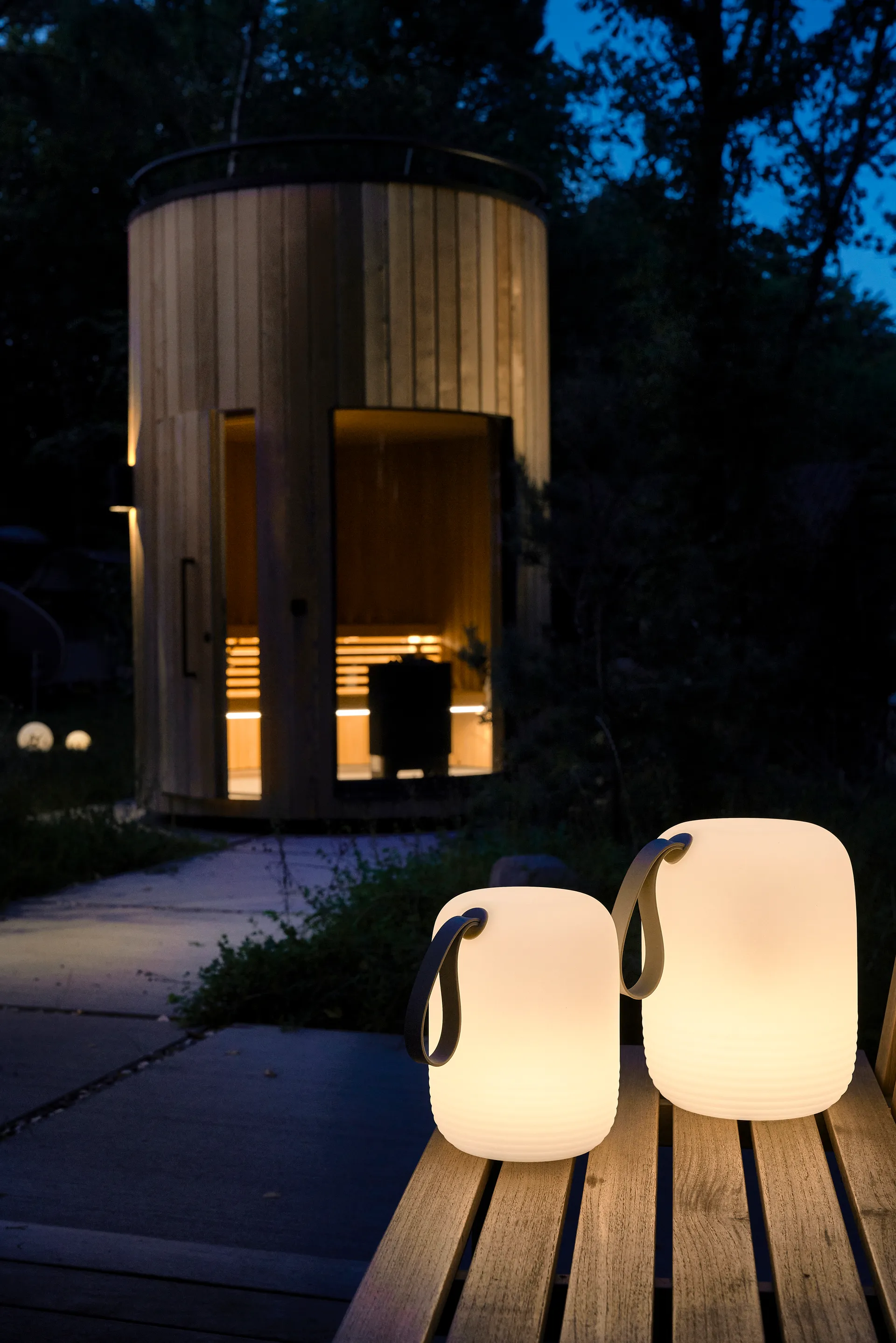 Hav loungevalaisin Ø 21 cm, Valkoinen Villa Collection