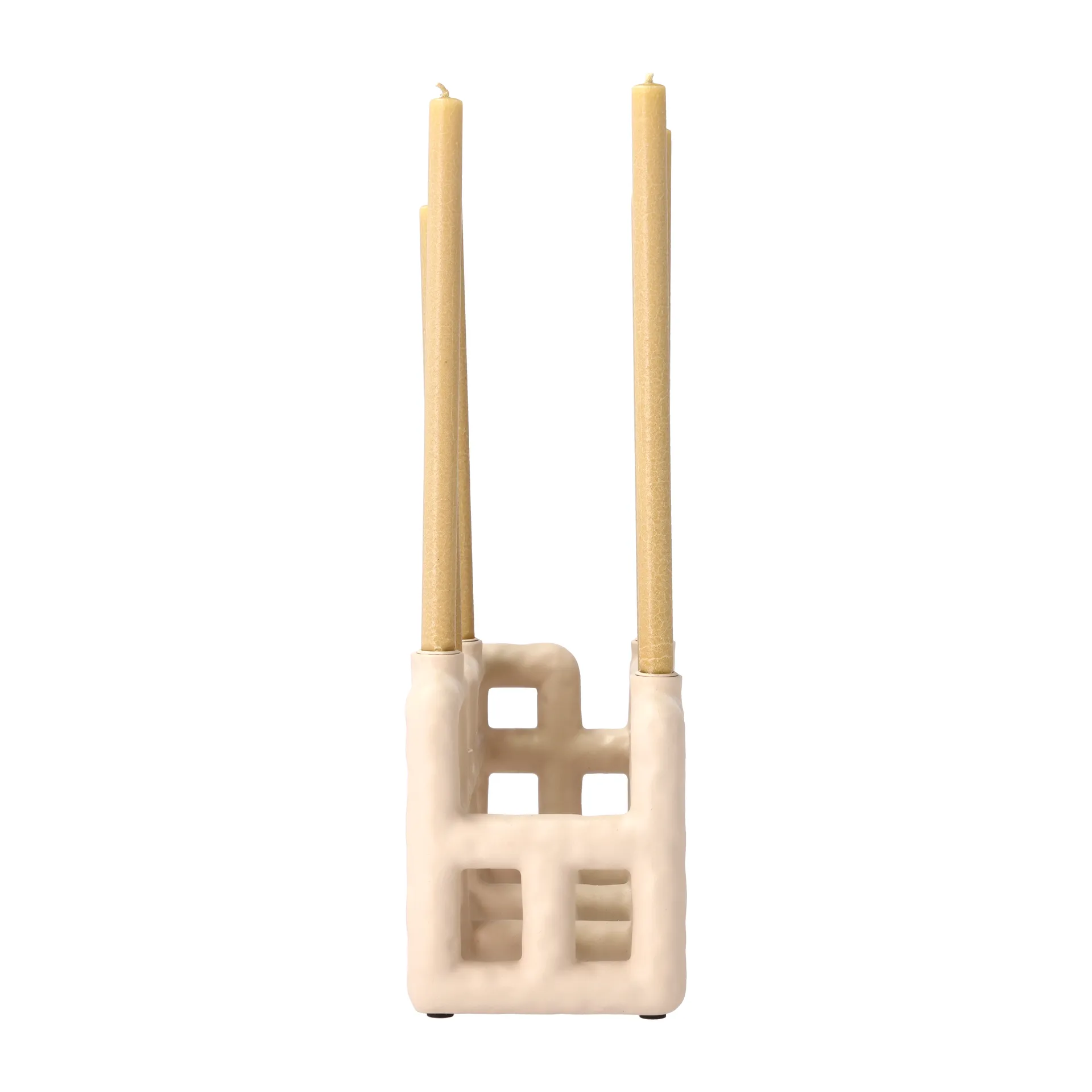 Lyng kynttilänjalka 6 kynttilän, Hiekka Villa Collection