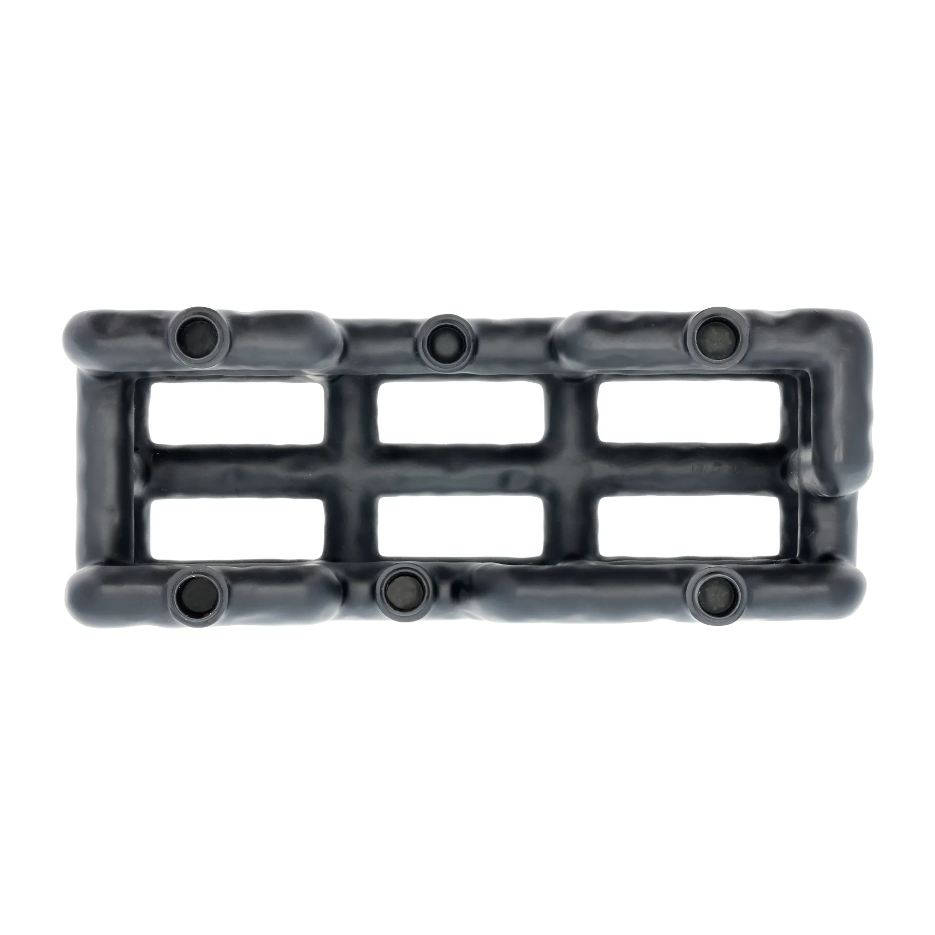 Lyst kynttilänjalka 6 kynttilän, Musta Villa Collection