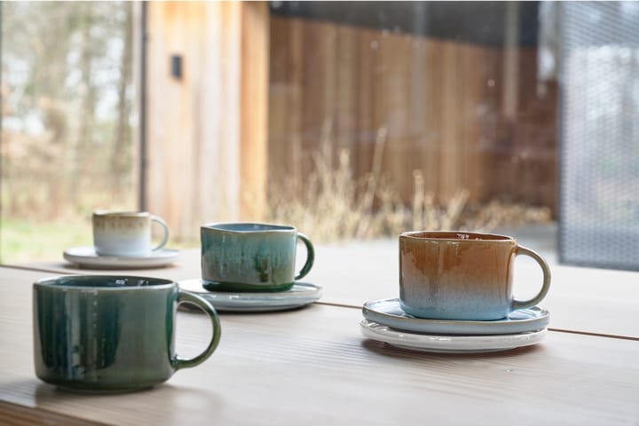 Styles espressokuppi 8 cl 2-pakkaus - Blue-amber - Villa Collection