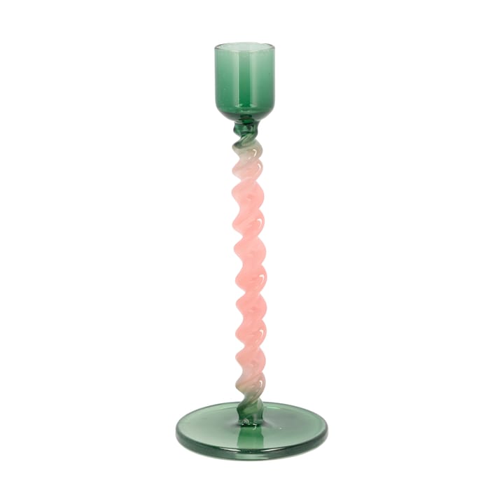 Styles kynttilänjalka 16,3 cm - Green-pink - Villa Collection