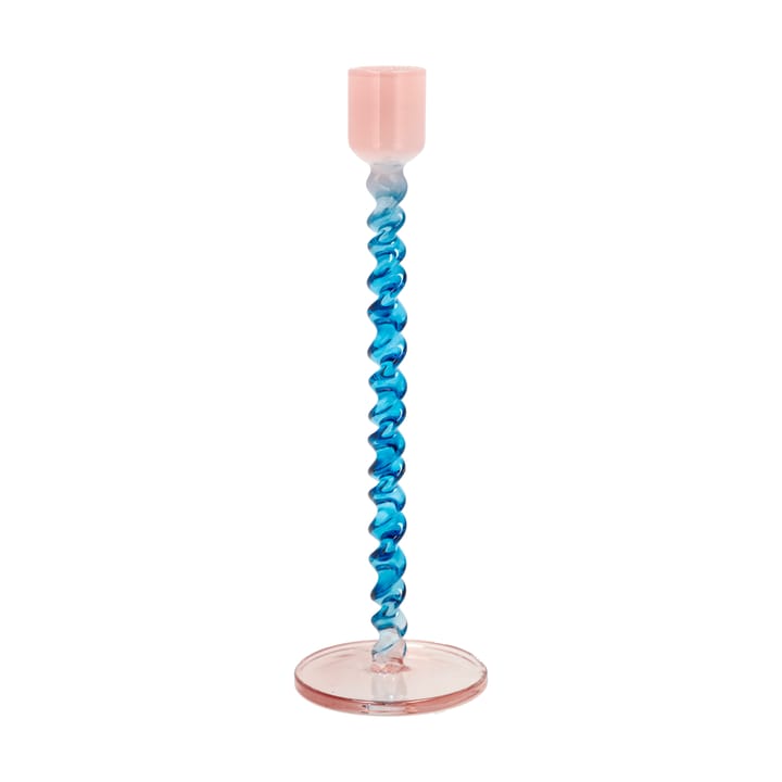 Styles kynttilänjalka 20,3 cm - Blue-pink - Villa Collection